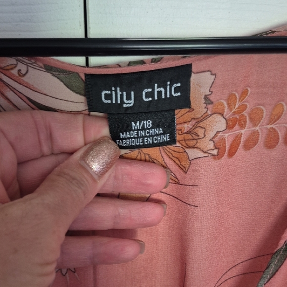 City Chic Blush Floral Maxi Dress Style DUSTER Absolutely, gorgeous. - Picture 4 of 7